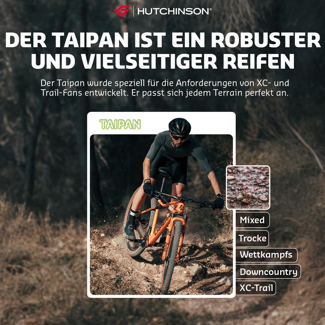 Hutchinson Hutchinson Taipan MTB Reifen, Schwarz, 29x2.40