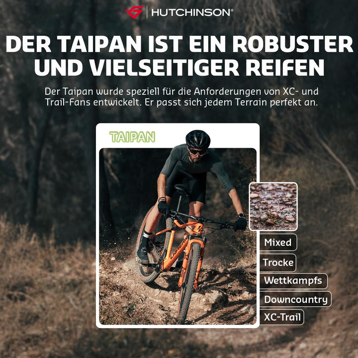 Hutchinson Hutchinson Taipan MTB Reifen, Schwarz, 29x2.40