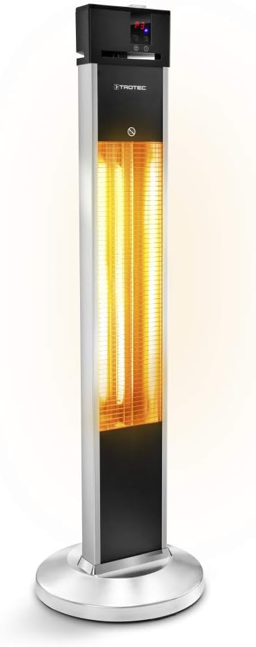 TROTEC Infrarotheizung Standgerät IRS 2000 E – Heizleistung 650 W / 1350 W / 2000 W – Heizstrahler,