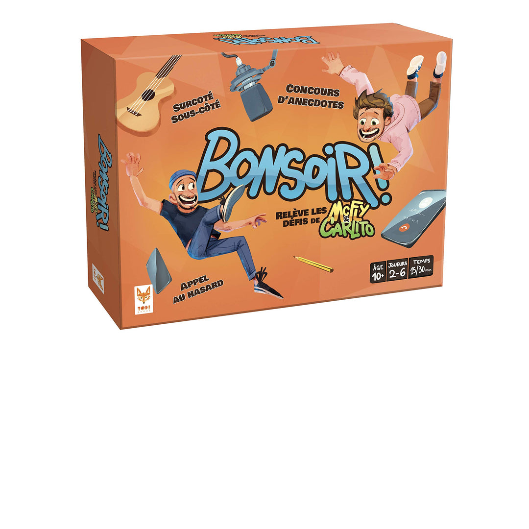 Topi Games – BonSoir-Spiel McFly und Carlito Gesellschaftsspiel, MAC-CAR-949003, mehrfarbig