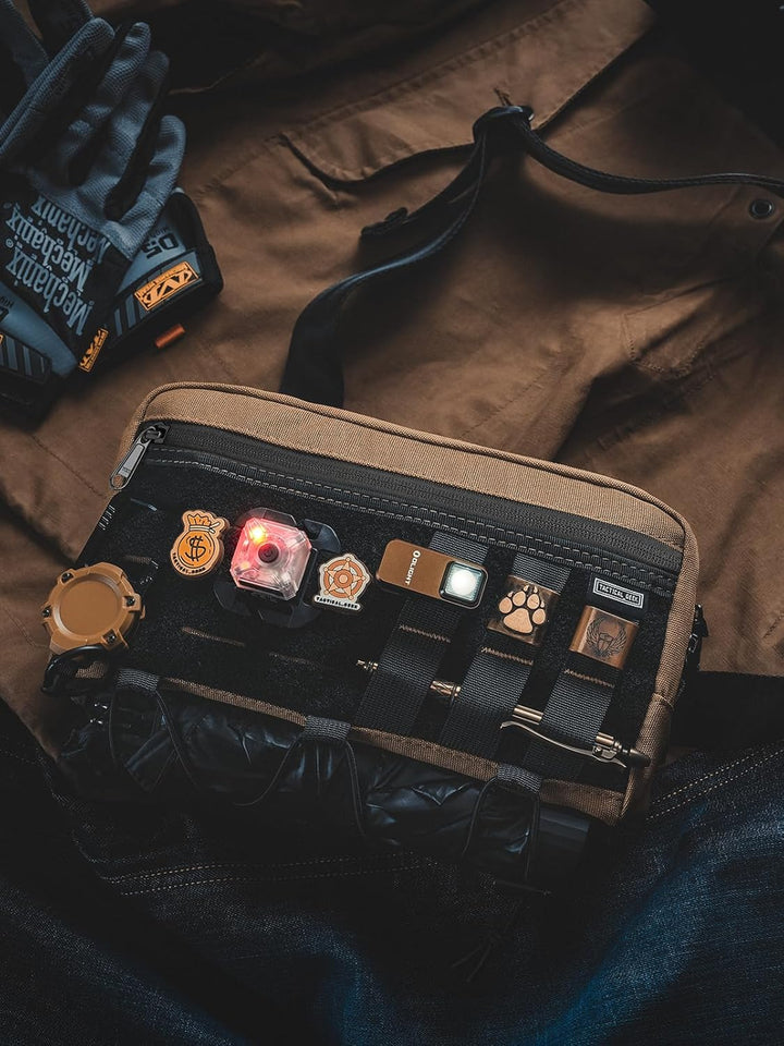 TACTICAL_GEEK Cache L3 EDC Leichter Sling Bag Chest Crossbody Bag für Herren Damen, Kompakt Bauchtas