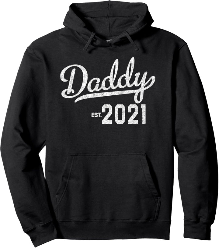 First Time Dad 2021 Daddy To Be New Dad Geschenk Pullover Hoodie
