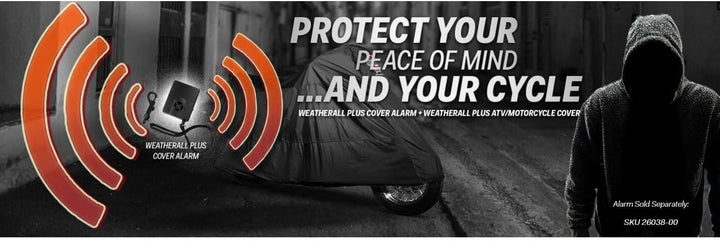 Dowco WeatherAll Plus Motorradabdeckung Ratschenbefestigung schwarz wasserdicht XXL, XXL