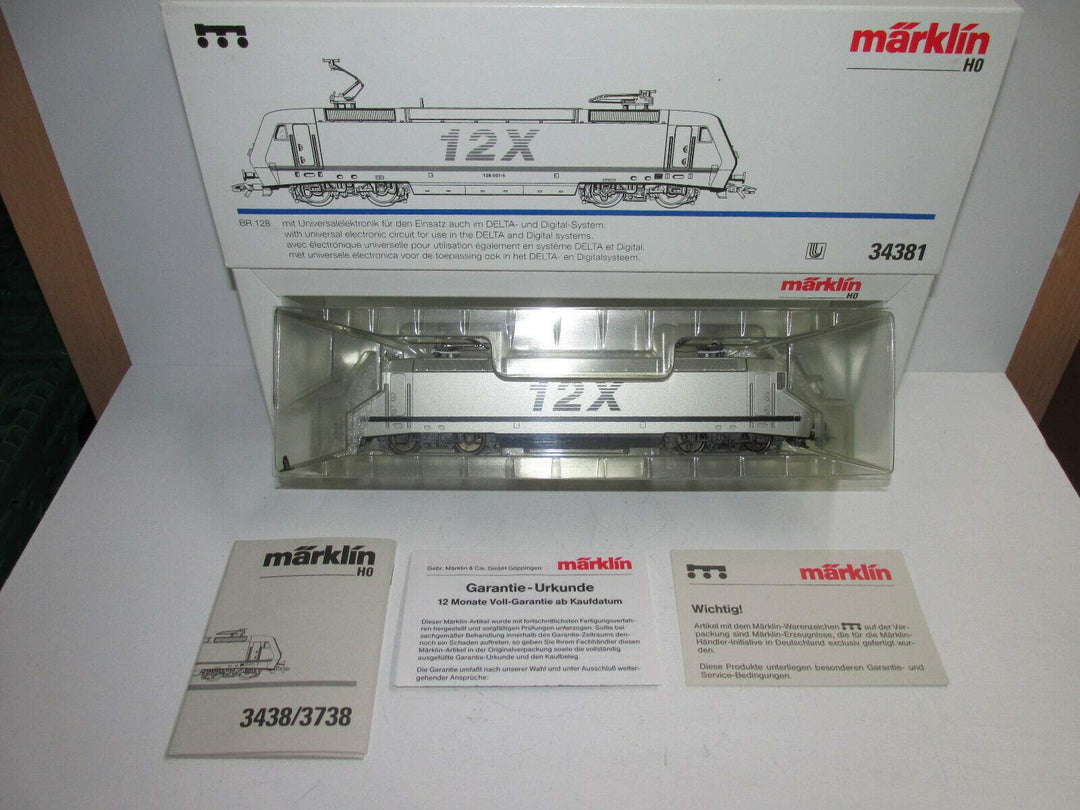 E-LOK 12X AEG METALLED.96 DELTA Spur HO Art.Nr.34381 Märklin