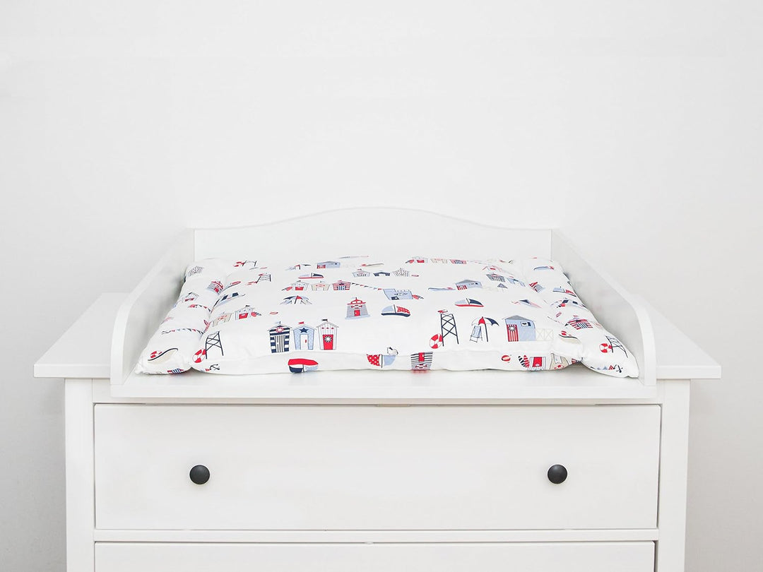 KraftKids Wickelaufsatz weiss passend für HEMNES Kommode