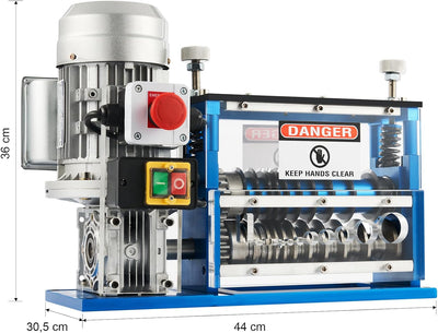 CREWORKS Elektrische Kabelabisoliermaschine 370W Kabelschälmaschine Abisoliermaschine Kabel Abisolie