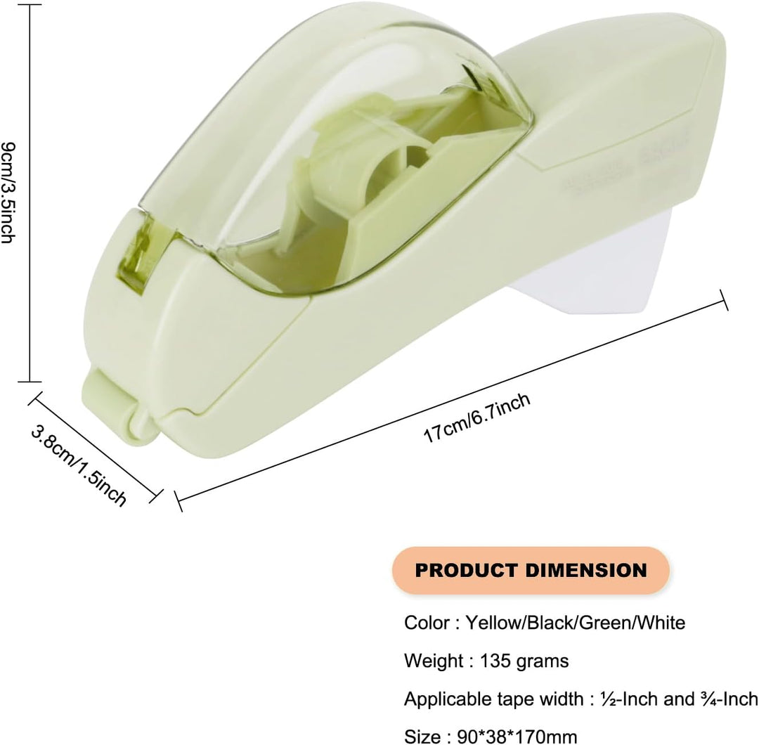 Eagle Automatische Band Dispenser und Band Gun mit 1 Rolle 1/2 Zoll (12mm) und 1 Rolle 3/4inch (19mm