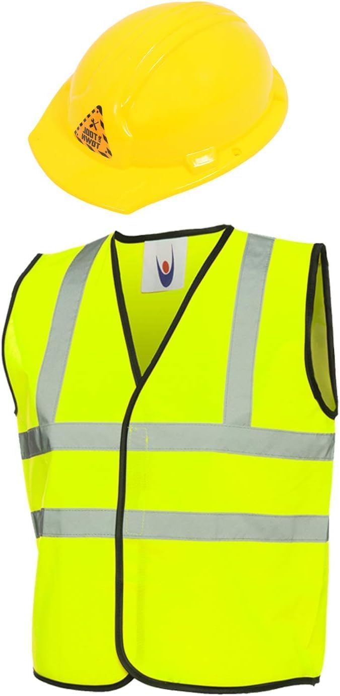Kinder Baumeister Spielset Kinder Spielzeug Werkzeugset - 8 Stück Builder Dress Up mit Werkzeuggürte