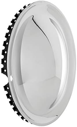 Moon Caps 14" Zoll (2X) Edelstahl poliert Radzierblenden Radkappen Radblenden~