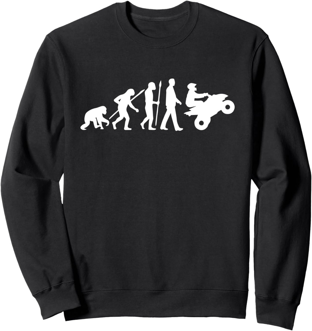 Evolution Quad T-Shirt Quadfahrer Biker ATV Offroad Racer Sweatshirt