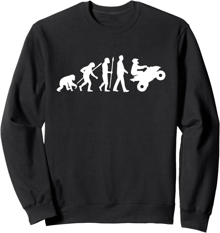 Evolution Quad T-Shirt Quadfahrer Biker ATV Offroad Racer Sweatshirt