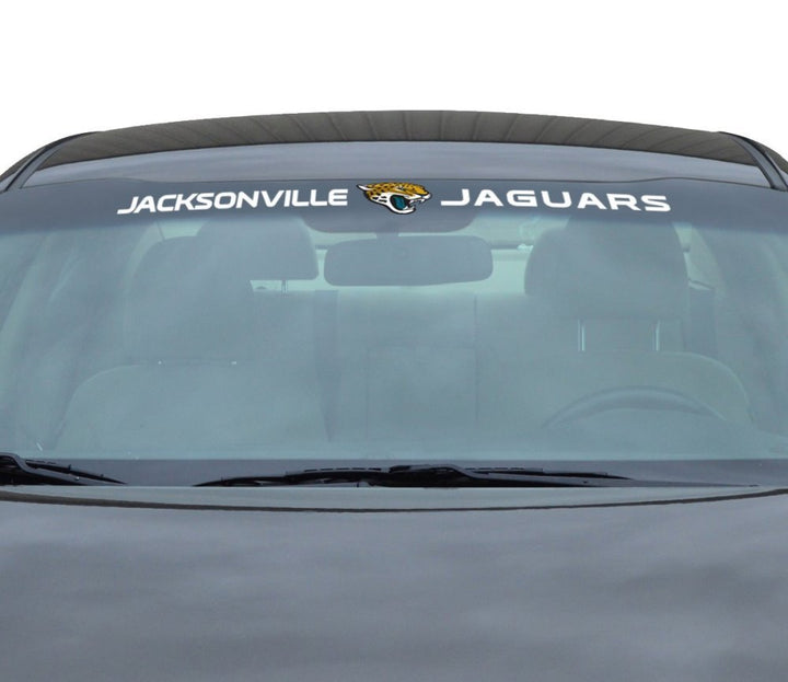 FANMATS 61474 Jacksonville Jaguars Sun Stripe Windschutzscheiben-Aufkleber 8,3 cm x 86,4 cm Jacksonv