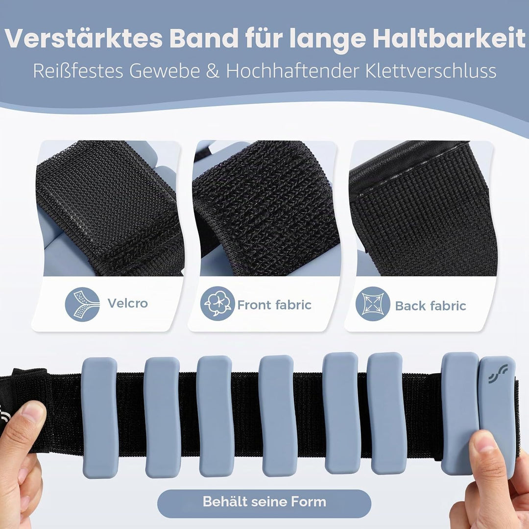 Sportneer tragbare Gewichtsmanschetten – 2er-Set (Jeweils 1 kg) für Damen und Herren, modisches knöc