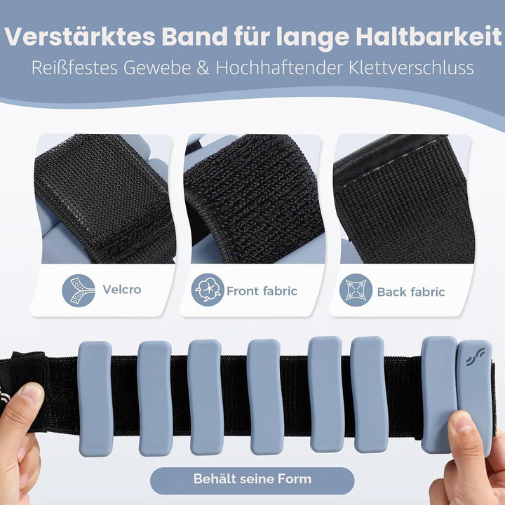 Sportneer tragbare Gewichtsmanschetten – 2er-Set (Jeweils 1 kg) für Damen und Herren, modisches knöc