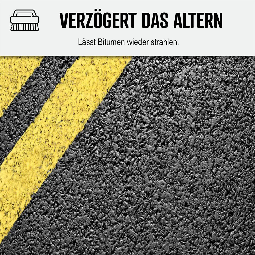 ARCANE INDUSTRIES Bitumenfarbe/Teerfarbe: Harzbodenbeschichtung für Asphalt, Teer, Belag - ARCASPHAL