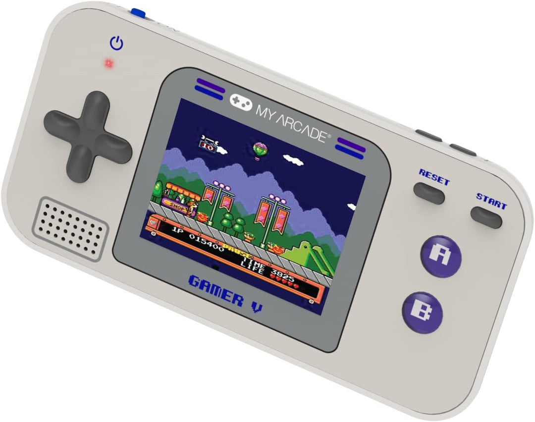My Arcade Gamer V Classic Purple (DGUN-3920) Tragbares Gaming-System mit 220 Spielen, 6,3 cm (2,5 Zo
