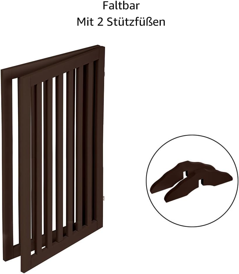 unipaws Hundegitter Espresso 40"W×36"H, Espresso 40"W×36"H