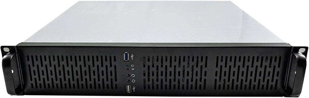 'UNYKAch 2128 19 2U Rack Gehäuse schwarz, Silber Computer-Gehäuse-Gehäuse (Ablage, Server, SGCC, Mic