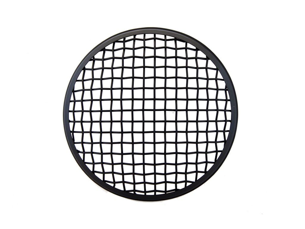 Alchemy Parts Motorrad Netz Metall Grill Abdeckung für 7" Zoll Scheinwerfer - Matt Schwarz für Scram