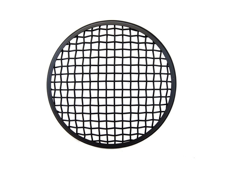 Alchemy Parts Motorrad Netz Metall Grill Abdeckung für 7" Zoll Scheinwerfer - Matt Schwarz für Scram