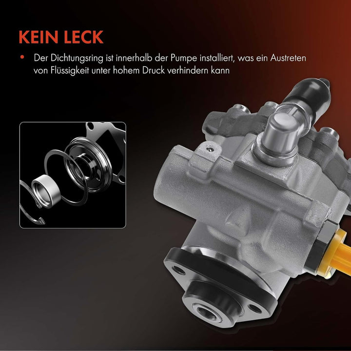Frankberg Servopumpe Hydraulikpumpe Lenkung Kompatibel mit 5er E60 E61 4.0L-4.8L 2003-2010 6er E63 E
