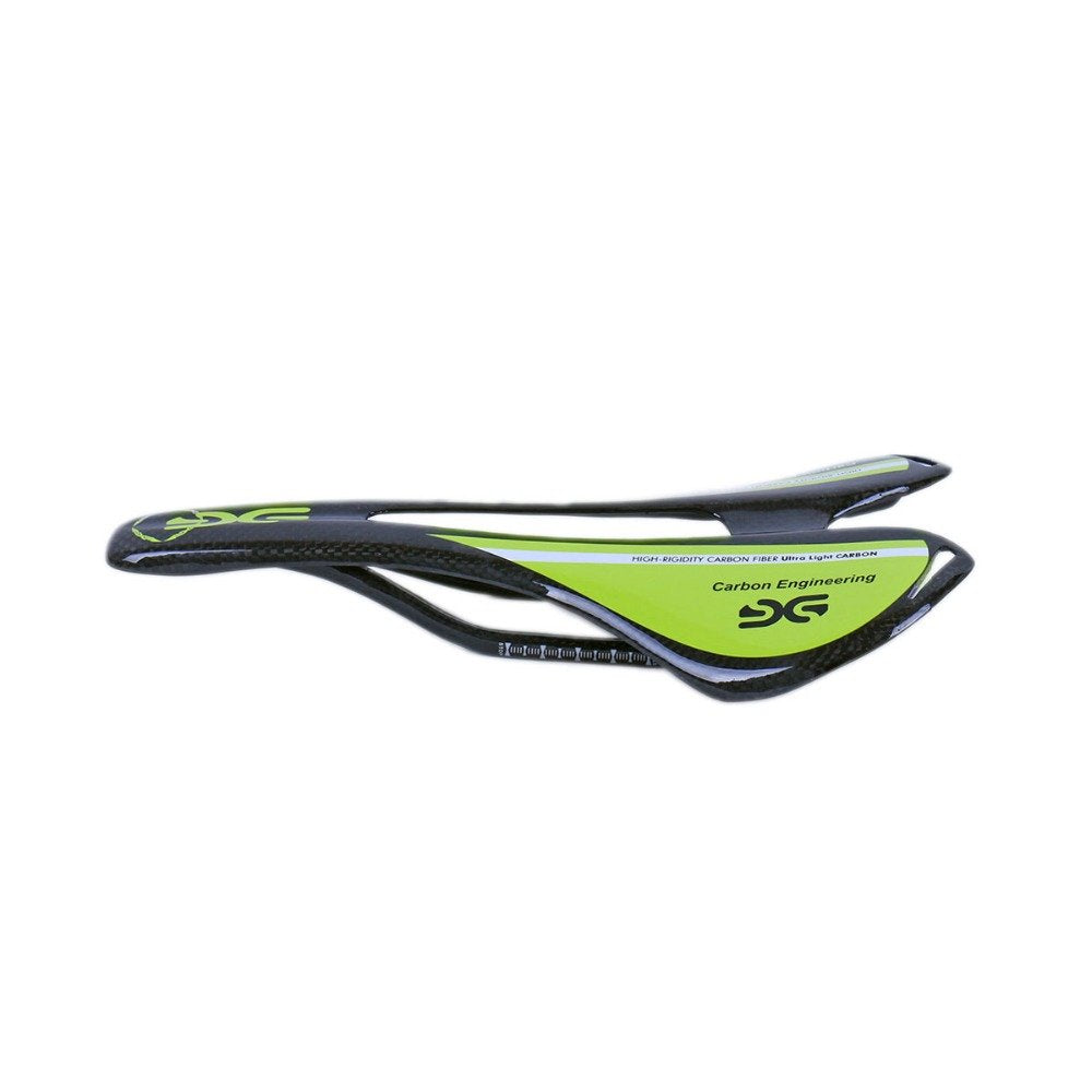 ESEN SP Superlight MTB/Rennrad Voll Carbon Hohl Sattel 3k matt/glänzend glossy green, glossy green