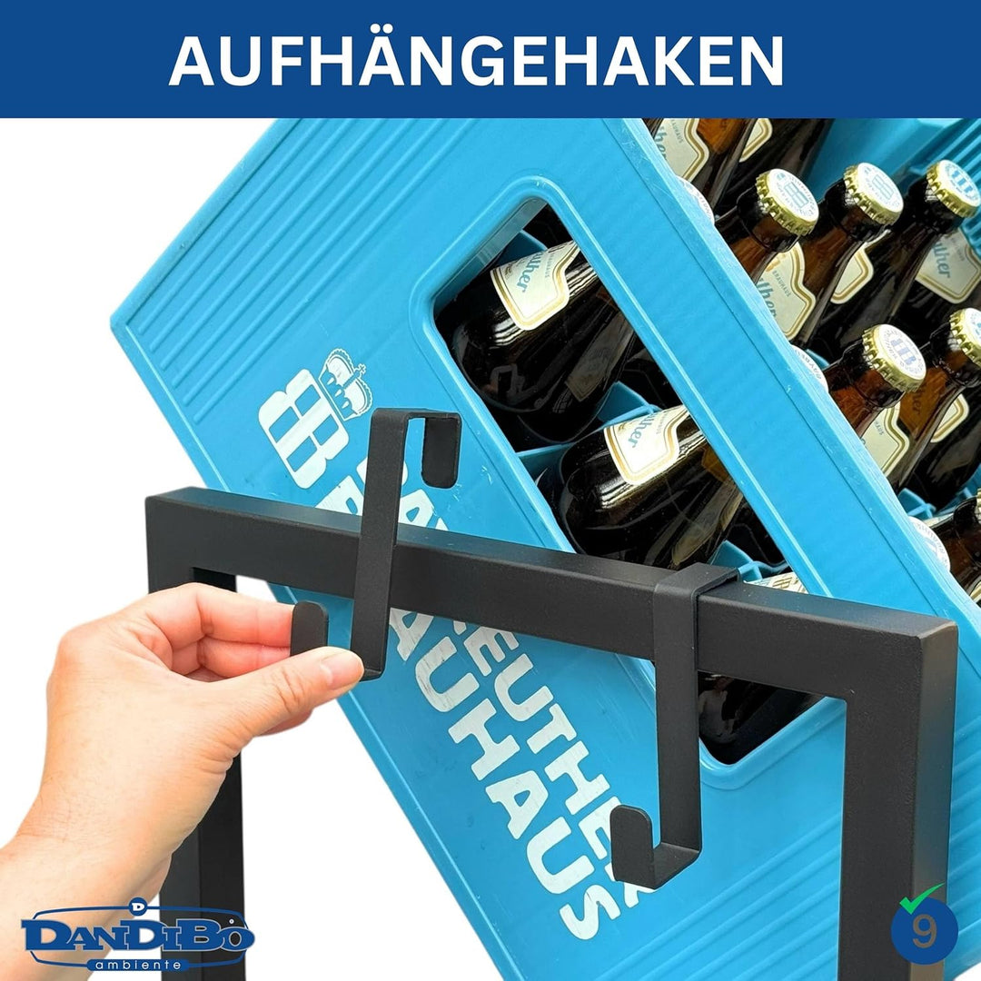 DanDiBo Getränkekistenregal 9 Kisten 96633 Getränkeregal Kistenregal Getränkekistenhalter Getränke R