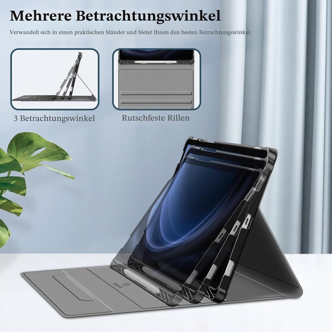 FINTIE Tastatur Hülle für Samsung Galaxy Tab S10 Lite/S10 FE/S9 FE 10.9" &amp; S9 11" Tablet, Deutscher