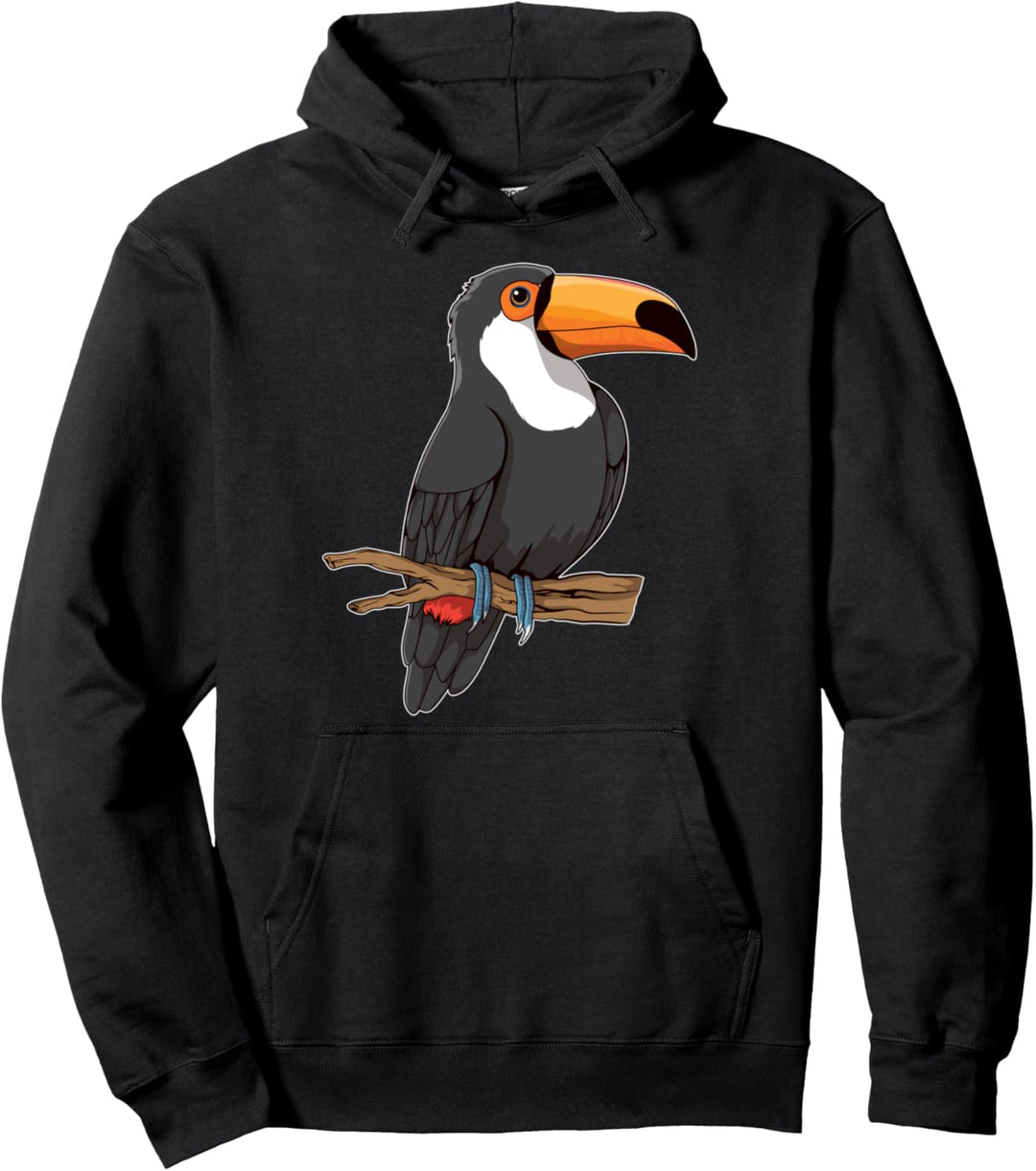 Tukan Bild Zeichnung Design Vogel Tukan Pullover Hoodie