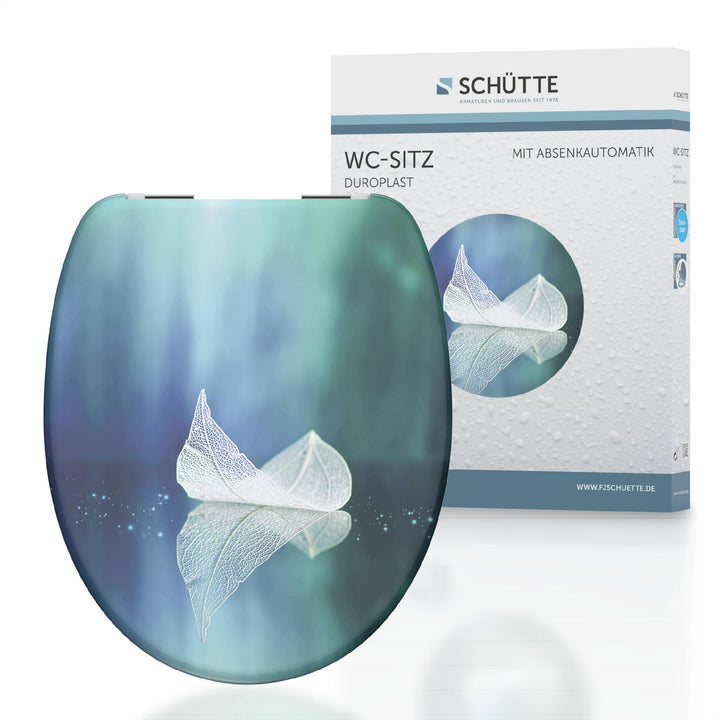 SCHÜTTE 82153 Duroplast WC-Sitz FALLEN LEAF mit Absenkautomatik,, Fallen Leaf