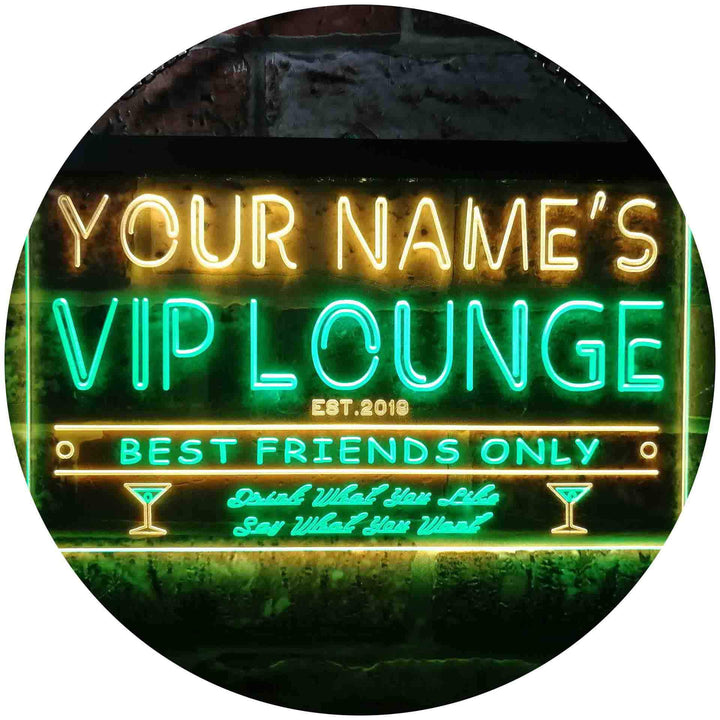 Personalized Your Name Est Year Theme VIP Lounge Bar Club Pub Dual Color LED Barlicht Neonlicht Lich