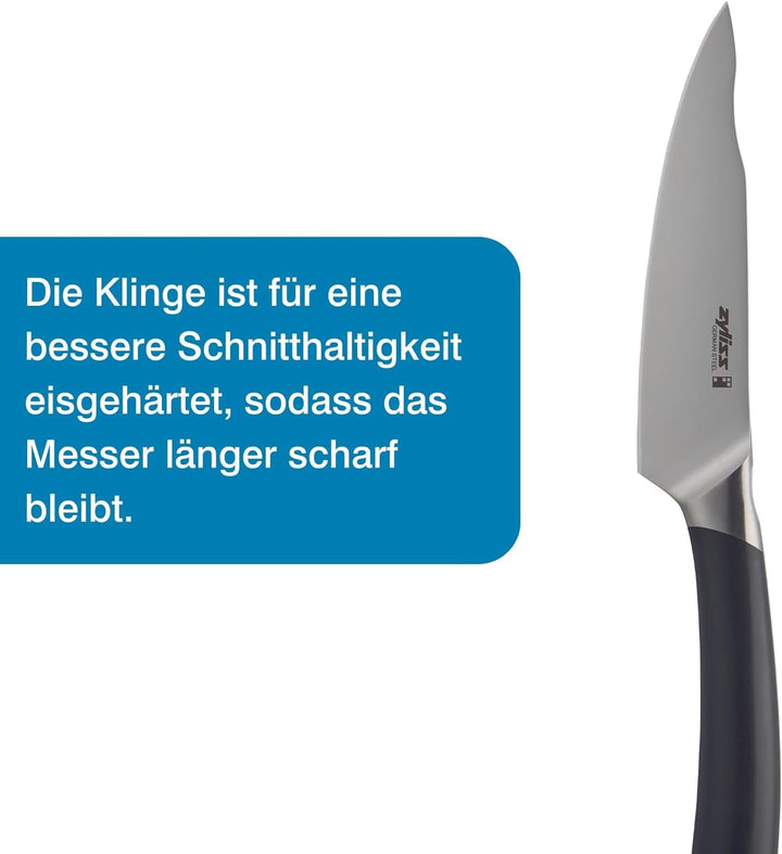 Zyliss E920275 Comfort Pro Allzweckmesser, Deutscher Edelstahl, Black Handle, Küchenmesser, Spülmasc