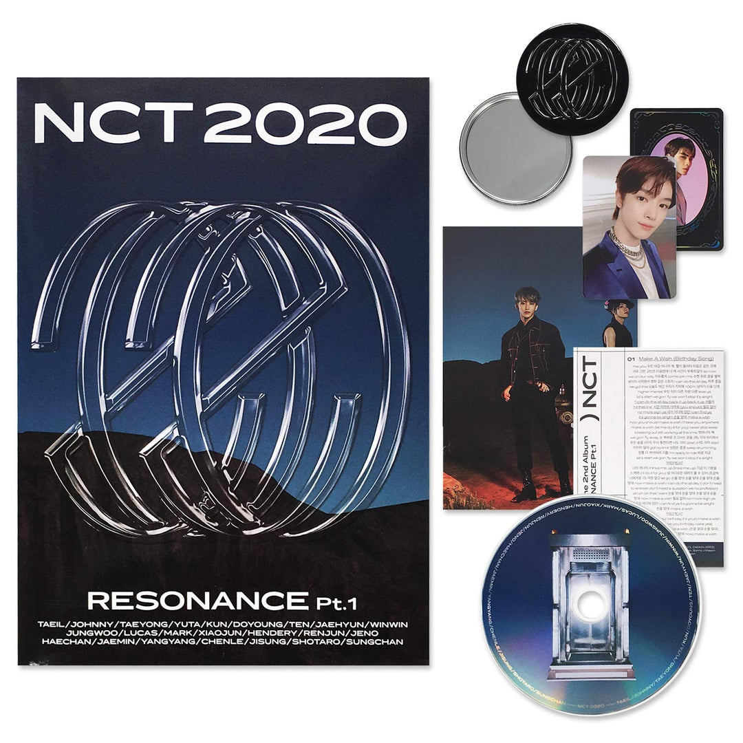 NCT 2020 Album - RESONANCE Pt.1 [ THE PAST ver. ] CD + Photobook + Lyrics Poster + Folded Poster(On