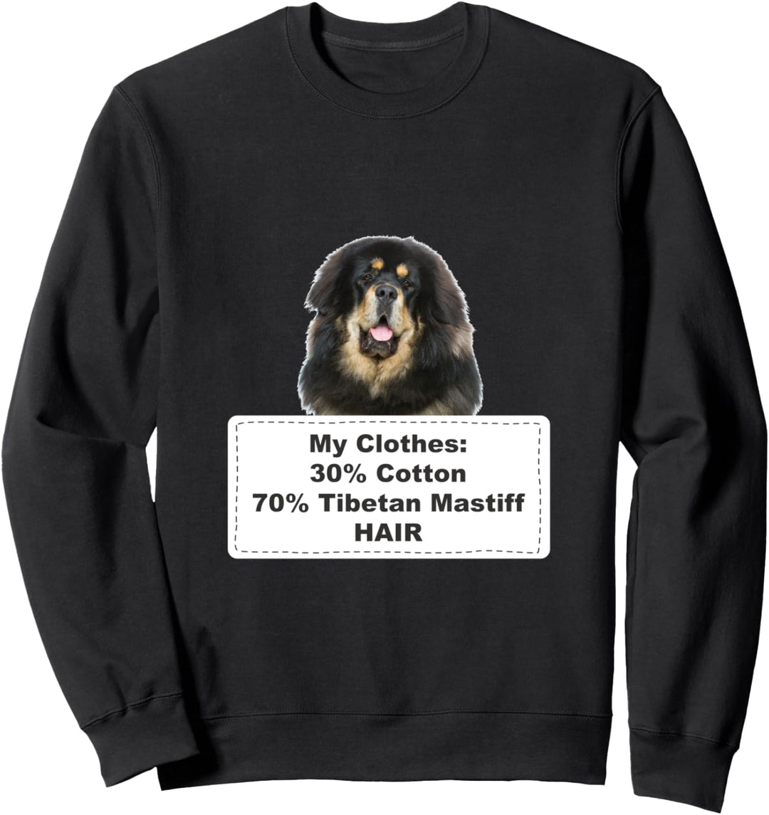 Funny Shedding Dog Tibetan Mastiff Sweatshirt