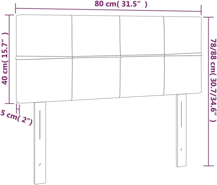 vidaXL Kopfteil, Bettkopfteil mit Holzbeinen, Höhenverstellbar Polsterkopfteil für Bett, Betthaupt B