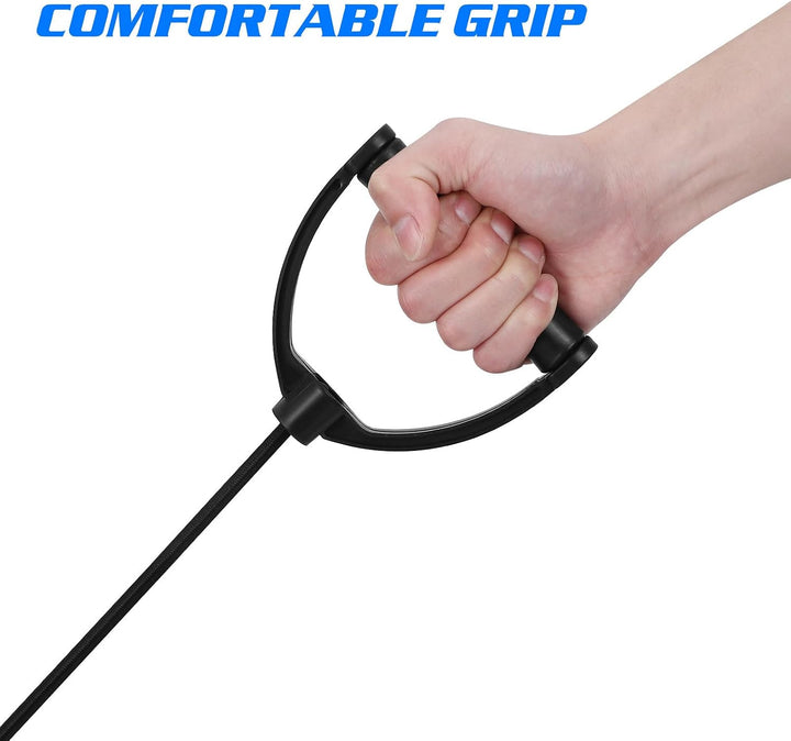 VICASKY Stepper Zugseile 1 Paar ABS und Nylon Trainingsbänder mit Griffen und doppelten Buckles für