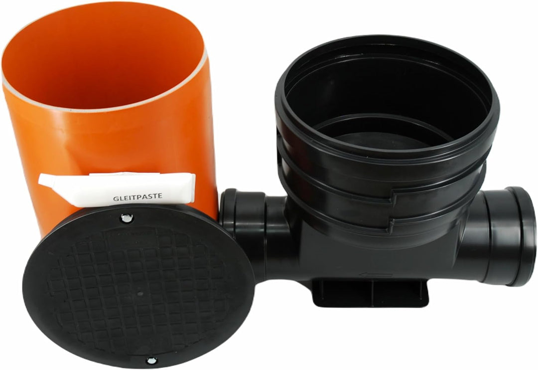 Megaa store KG Kontrollschacht DN 315/ Anschlüsse 160-125-110 Höhe 0,5m bis 2m Revisionsschacht Abwa