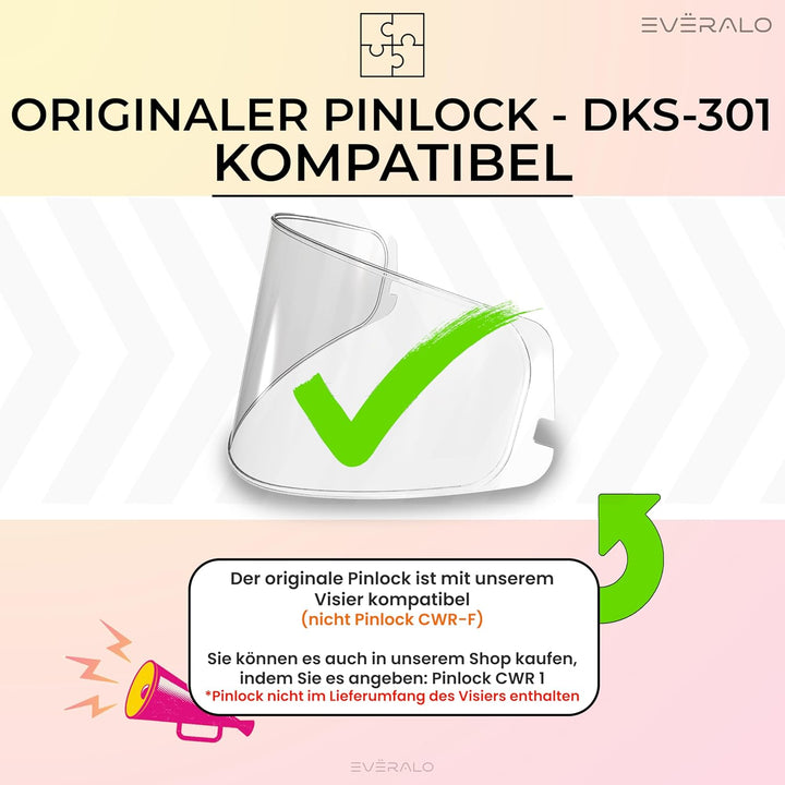 Everalo Kompatibel mit Shoei Nxr Visier - Ryd - X Spirit 3 - Z7 - Rf1200 - X14 - Cwr 1 - Cwr f - Hel