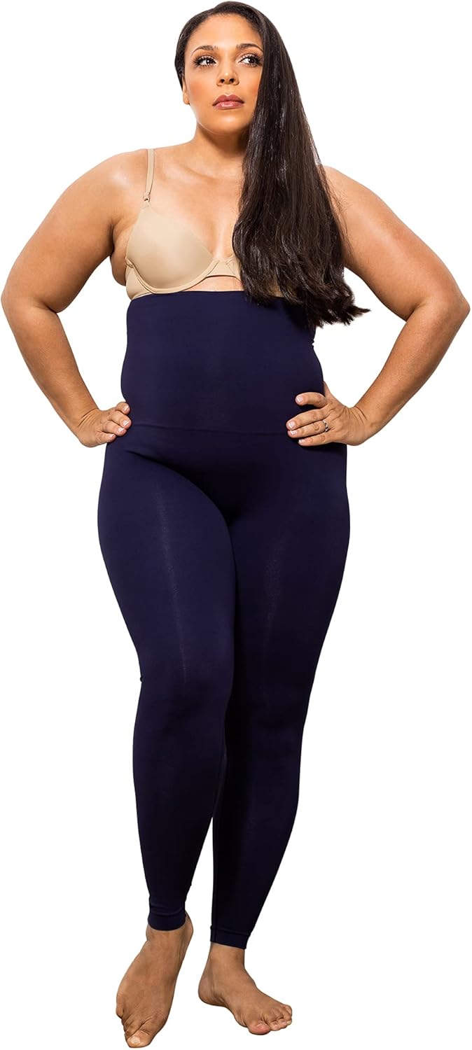 FarmaCell Bodyshaper 609Y - Leggings INNERGY mit FIR Schlankeitseffekt - Anticellulite-Leggings M Bl