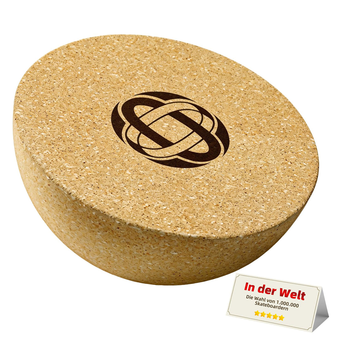 BRICH Kork Halbkugel für Balance Board Erwachsene passend für jedes Balance Board mit Ø 15cm & 7cm H