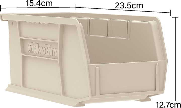 akro-mils 30237black Kunststoff stapelbar zum Aufhängen Akro Bin, 9–1/4-Zoll von 6 von 12,7 cm, Schw