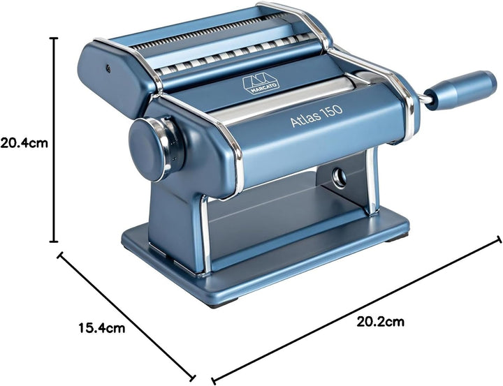 Marcato AT-150-BLU Nudelmaschine Atlas 150 powder blue