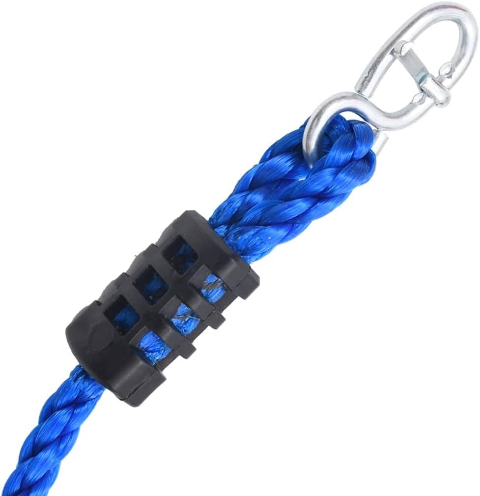 Kletternetz für Kinder 200x150 cm Blau, Outdoor Kletterseil für Garten, Robustes PE-Netz zur Förderu