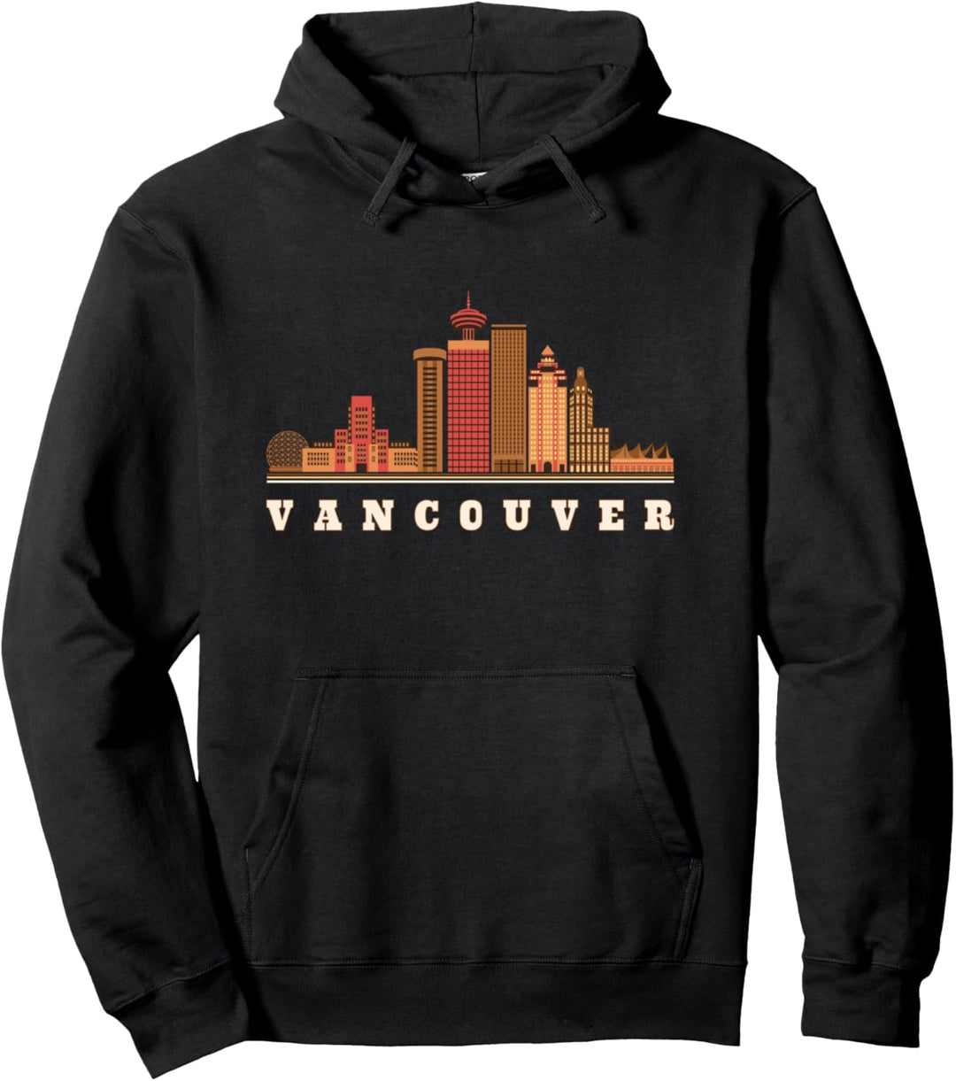 Kanada British Columbia Kanadier, Skyline Vancouver Pullover Hoodie
