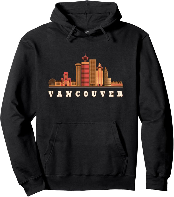 Kanada British Columbia Kanadier, Skyline Vancouver Pullover Hoodie