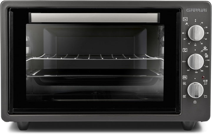 G3 Ferrari G10147 Rostò Titanium 37, Umluft-Elektrobackofen, 37 L, 1500 W, bis 300 °C, 5 Garprogramm