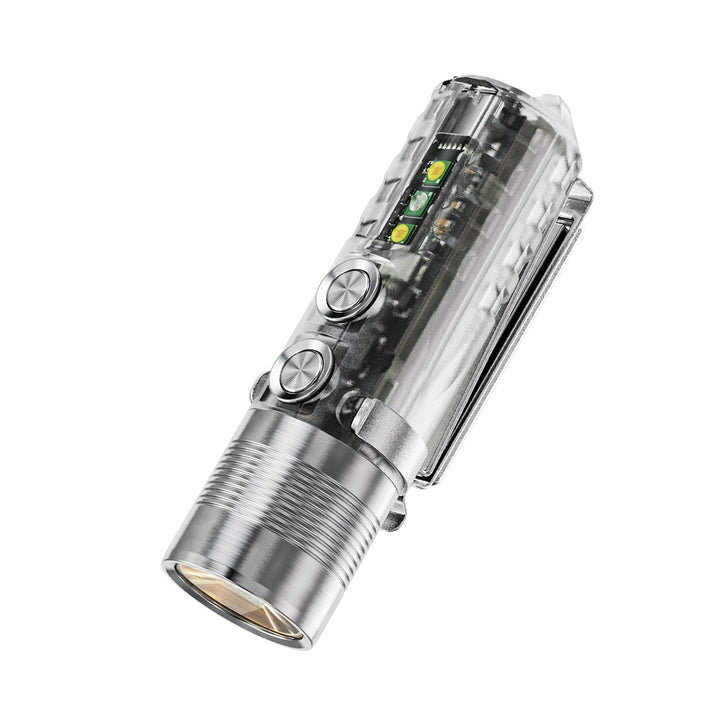 RovyVon A28WU G2 Taschenlampe mit Seitensignallicht, 1000 lm, wiederaufladbar, wasserabweisend, EDC