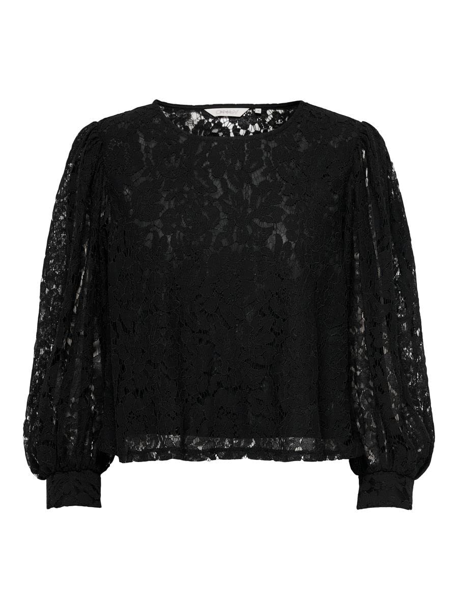 ONLY Damen Shirt S Schwarz, S Schwarz