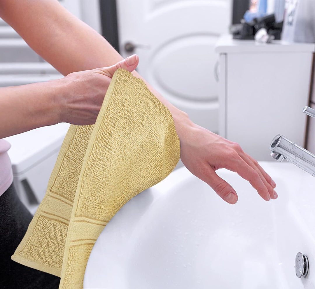 Utopia Towels Handtücher, Baumwolle, 600 g/m², 6 Stück Beige, Beige