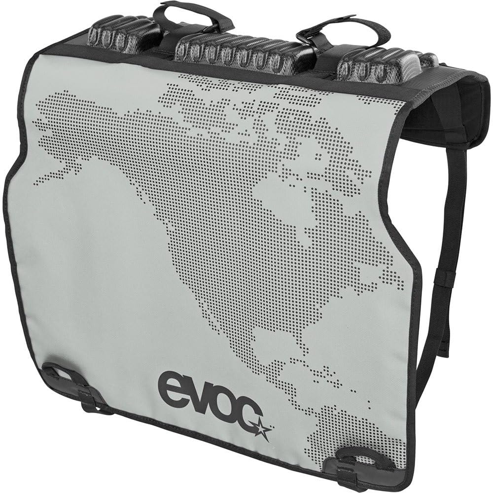 EVOC Tailgate PAD Duo für Fahrradtransport im Pickup (Fahrradtransport, sichere Fixierung von 2 Bike